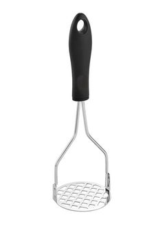 Buy Potato Masher with Non Slip Heat Resistance Handle and Large Round Press Plate for Vegetable Fruits and Baby Food Sturdy & Easy to Use for Cooking and Kitchen Gadget in Saudi Arabia