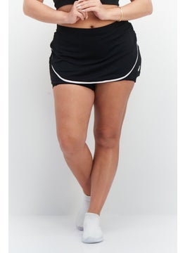 اشتري Women Sportswear Fit Tennis Skort, Black في الامارات