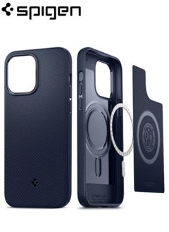 Buy Mag Armor MagFit iPhone 14 Pro Max Case Cover with Magsafe - Navy Blue in Saudi Arabia