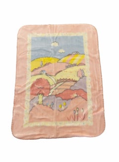 Buy Baby Blanket - Pink - 80x110 cm in Saudi Arabia