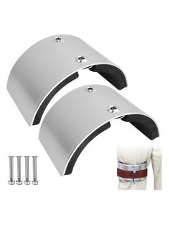 اشتري Drywall Stilt Replacement Parts, 2 PCS Aluminum Alloy Curved Plates for Fixed Legs, Leg Band Kit for Home Improvements, Drywall, Painting, Insulation, Stilt Accessories في الامارات