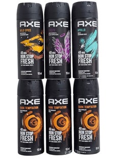 Buy X Spray Deodorant Set Of 6 Different Fragrance Packs 150ml ×6 in Saudi Arabia