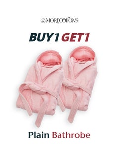 Buy More cottons 2 plain bathrobe in Egypt