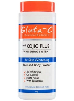 Buy Gluta-C Whitening System Face And Body Powder 40 g in UAE