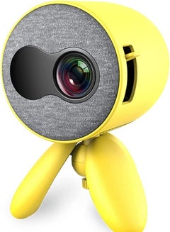 Buy Mini Projector LED 800 Lumens Support Yellow in Saudi Arabia