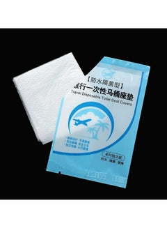 Buy Disposable toilet bowl cover pack of 50 clear plastic bags toilet bowl cover 50pcs clear in Egypt