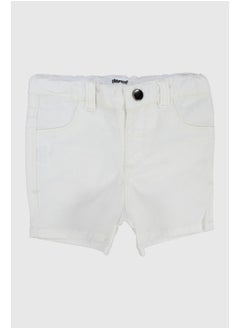 Buy Unisex White Gabardine Shorts in Egypt