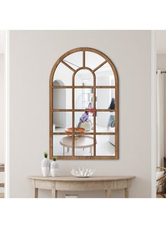 اشتري Wall Mirror Window Decor,Mirrors Arched For Living Room Bedroom Entryway Bathroom Vanity في السعودية