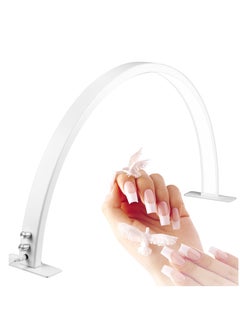 اشتري Half Moon Light, 29in Half Moon Light for Nail Desk, Half Moon Lamp Adjustable Color Temperature and Brightness Perfect for Nails Tech Manicure, Lash Extention, White في الامارات