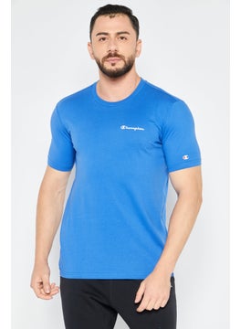 اشتري Men Sportswear Fit Training Short Sleeve T-Shirt, Blue في الامارات