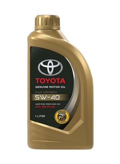 اشتري Genuine Toyota 5W40 engine oil, one liter في السعودية