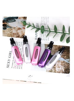 Buy 5-Piece Refillable Perfume Atomizer Bottle Set 5ml in Saudi Arabia