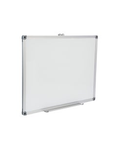 Buy Maxi Single Sided Magnetic Whiteboard / Dry Erase Board 45X60 cms With Aluminium Framed, White, 4560 in UAE