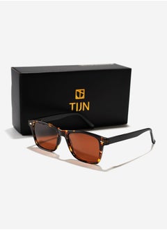 اشتري TIJN Retro Fashion Polarized Square Sunglasses Suitable for Men and Women في السعودية