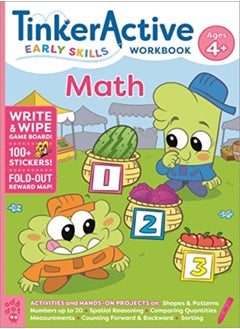 Buy Tinkeractive Early Skills Math Workbook Ages 4 by Nathalie Le Du Paperback in UAE