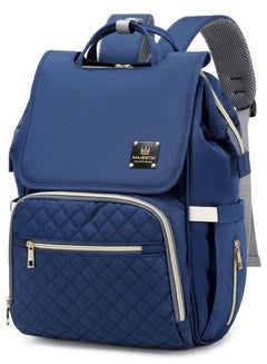 Buy 135 Baby Maternity Diaper Elegant Waterproof Multifunctional large capacity backpack bag - Blue in Egypt