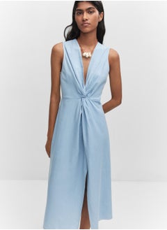 اشتري Front Knot Slit Dress في الامارات