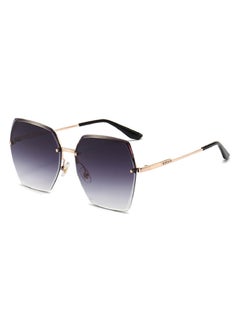 Buy Women's Sunglass Polarized Lens Hexagon Semi-Rimless Frame-Stylish design in Saudi Arabia