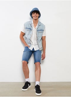 اشتري Standard Fit Bermuda Men's Jean Shorts في السعودية