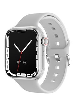 Buy Smart Watch Waterproof Wireless Charging Silicone Strap For Men and Women in UAE