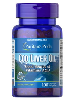 Buy Cod Liver Oil 415 Mg 100 Softgels in Egypt