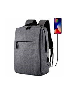 اشتري Laptop Bag 156-Inch Laptop With Audio & USB Charge Port – Dark Grey في مصر