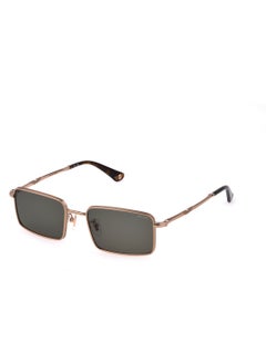 Buy Men's Square Shape  Metal Sunglasses SPLL85M5408M2 - Lens Size: 54 Mm - Shiny Camel With Sandblasted-M in UAE