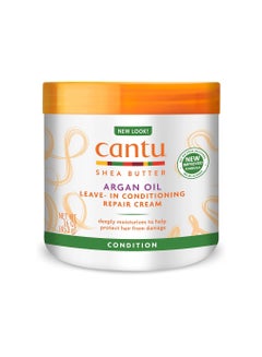 Buy Cantu Argan Oil Leave in Conditioning Repair Cream 453g in Saudi Arabia