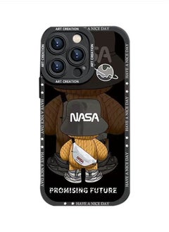 Buy iPhone 15 Pro Max Case Backpacking Bear Cover Aesthetic Excellence & Protection in Saudi Arabia