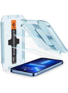 اشتري Glastr Ez Fit (2 Pack) iPhone 13 Pro Max / iPhone 14 Plus Premium Tempered Glass Screen Protector (6.7 inch) - Case Friendly في الامارات