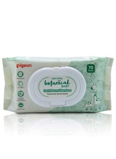 Buy Baby Natural Botanical Baby Soft Natural Bamboo Planted Gentle Cleansing Wet Wipes 70 Sheets in UAE