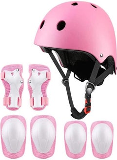 اشتري Ultimate Protection Gear for Adventurous Kids Full Coverage 7 in 1 Set Adjustable Size Breathable Comfort Easy to Clean Perfect Cycling Skateboarding Rollerblading Safety Ensured في الامارات