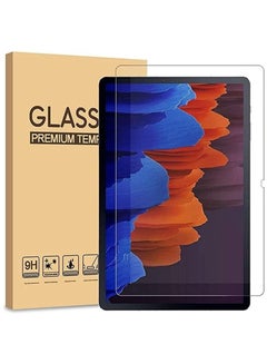 Buy Samsung Tab S7 Plus (Samsung Tap S7 Plus) Screen Pro Plus Adhesive Glass Protector 9h - Clear in Egypt