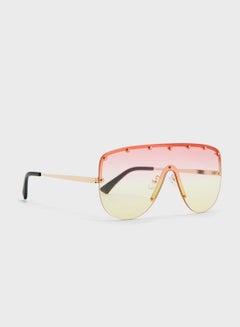 Buy Oversized Stud Detail Sunglasses in Saudi Arabia