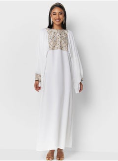 Buy Embroidered Detail Abaya in Saudi Arabia