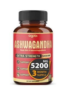 Buy agobi 5in1  Ashwagandha  90 Capsules in UAE