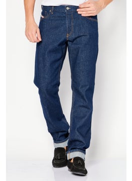 Buy Men 2020 D-Viker Slim Fit Dark Wash Non Stretchable Denim, Navy in UAE