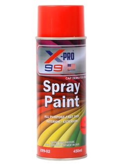 Buy Spray Paint Red Orange Color 450 ml in Saudi Arabia