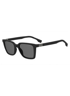 Buy Men's Polarized Rectangular Sunglasses - Boss 1574/S Black Millimeter - Lens Size: 53 Mm in UAE