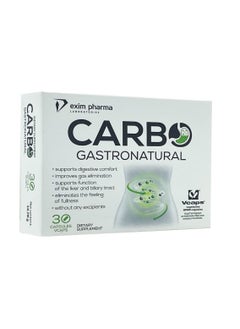 اشتري Carbo gastronatural support digestive comfort with activated charcoal fennel and anise extracts vegetarian capsules helps gas elimination relief bloating 30 capsules في الامارات