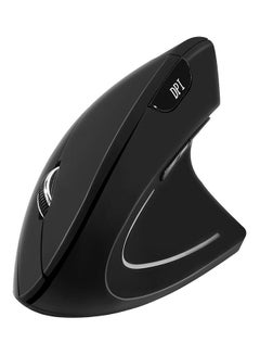 Buy Wireless Bluetooth Vertical Mouse Black in Saudi Arabia