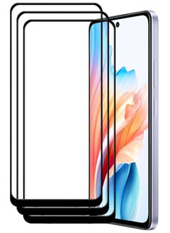 Buy 3 Pieces Antistatic ESD Dustproof Premium Quality High Definition Tempered Glass Screen Protector Designed For Oppo A79 in UAE