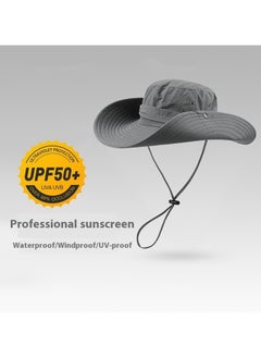 Buy Super Wide Brim Sun Hats, Bucket Hat for Fishing Hiking Garden,Waterproof Sun Hat Wide Brim Bucket Hat UV Protection Boonie Hat,Mountaineering Cap in Saudi Arabia