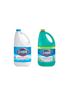Buy White Liquid Bleach And Liquid Mutipurpose Cleaner 2 L in Egypt