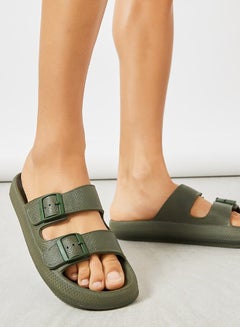 Buy Double Strap Open Toe Sandals in Saudi Arabia