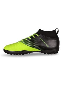 اشتري Nivia Ashtang Futsal Shoes for Turf Ground for Mens | Rubber Studs with PU Synthetic Leather Upper | Die Cut Light Weight Insole | Ideal for Hard Surfaces Artificial Turf Surfaces (F. Green) UK-7 في الامارات