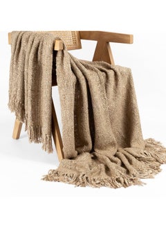 Buy Blaze Throw, Natural - 130X170 Cm in UAE