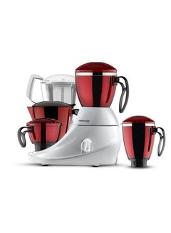 Buy Butterfly Stainless Steel Desire Mixer Grinder with 4 Jars (Red and White), 760 Watt in UAE