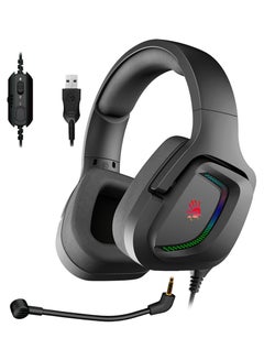 Buy G573 USB Gaming Headset - 7.1 Surround Sound - Detchable Noise Cancelation Microphone -  RGB Lighting - Lightweight (Black) in Egypt