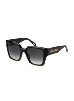 اشتري Women's Square Shape  Acetate Sunglasses SJC091 530700 - Lens Size: 53 Mm - Shiny Black في السعودية